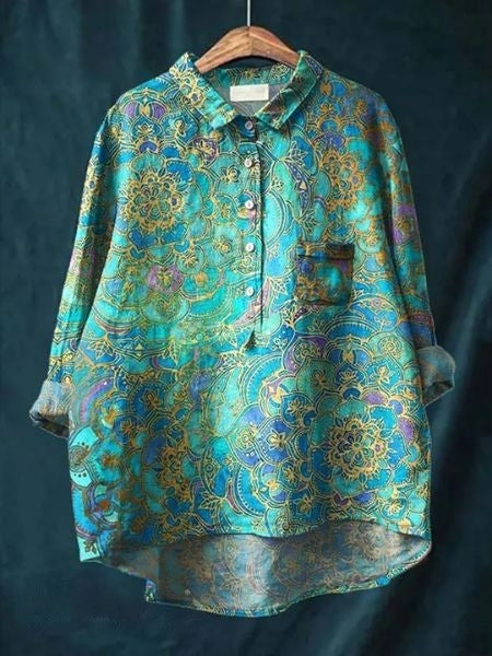 Alexa | Women's Floral Blouse – Floral Print, Casual