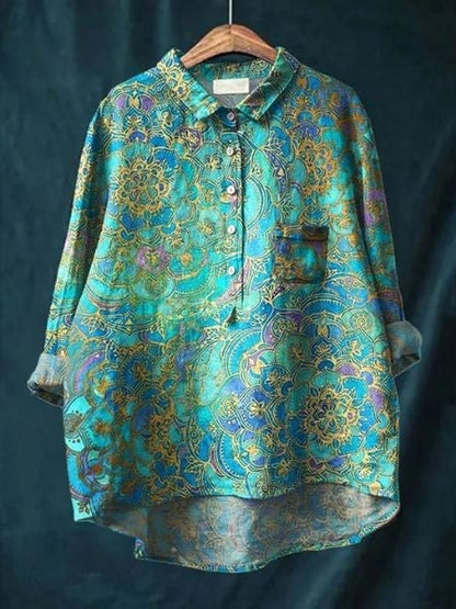 Alexa | Women's Floral Blouse – Floral Print, Casual