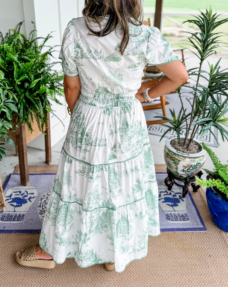 Valerie | Women's Classic Toile Maxi – Maxi