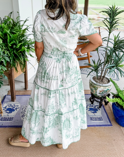 Valerie | Women's Classic Toile Maxi – Maxi