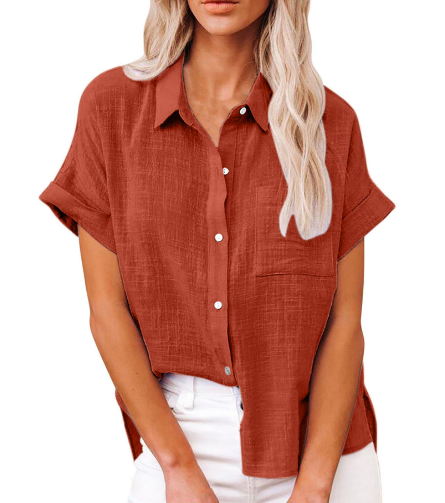Judith | Women's Lightweight Shirt with Front Pocket – Classic