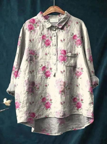 Alexa | Women's Floral Blouse – Floral Print, Casual