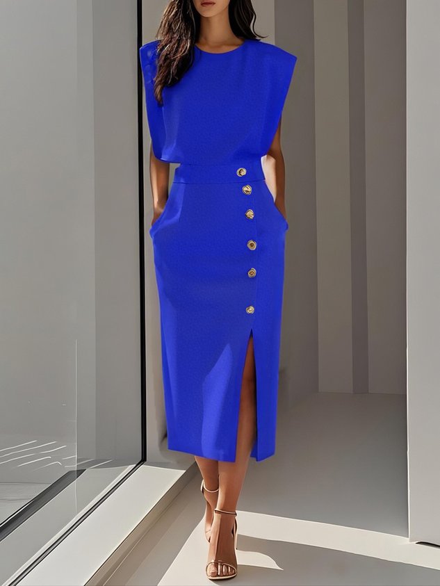 Beverly | Women's Effortless Charm Midi Dress