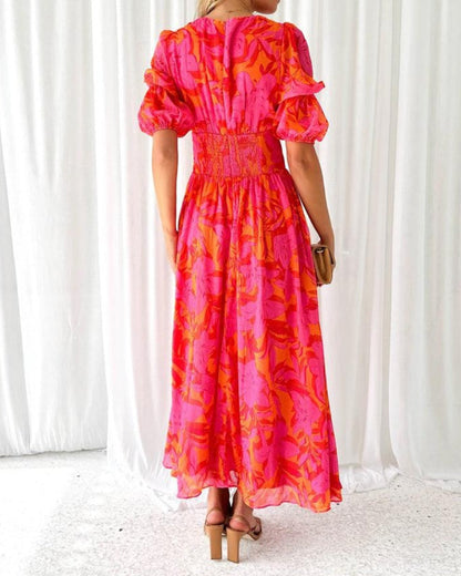 Harper | Women's Elegant Maxi Dress in Red Pink – Maxi, Elegant