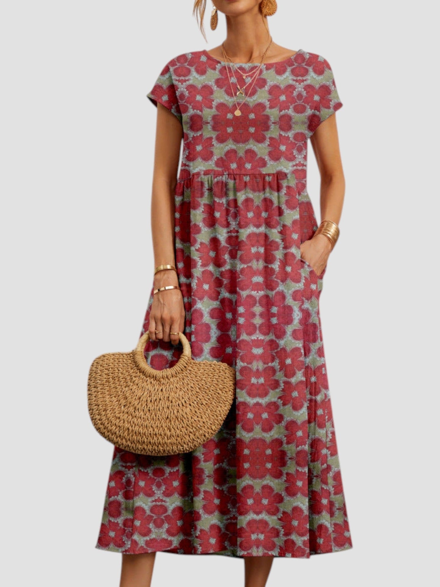 Amelia | Women's Vintage Maxi Dress – Maxi