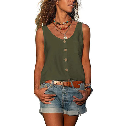 Victoria | Women's Casual Sleeveless Top with Loose Fit – Sleeveless, Casual