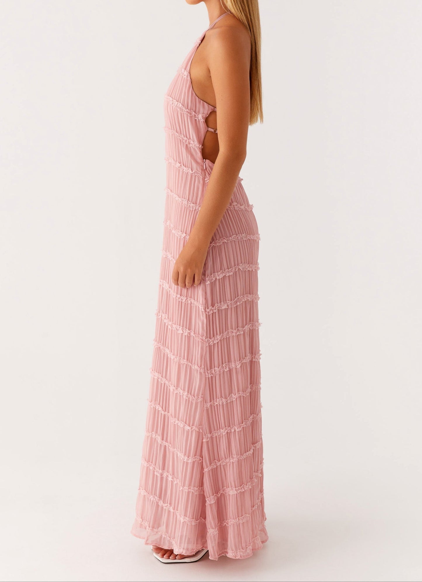 Charmaine | Women's Elegant Halter Maxi Dress – Maxi, Elegant