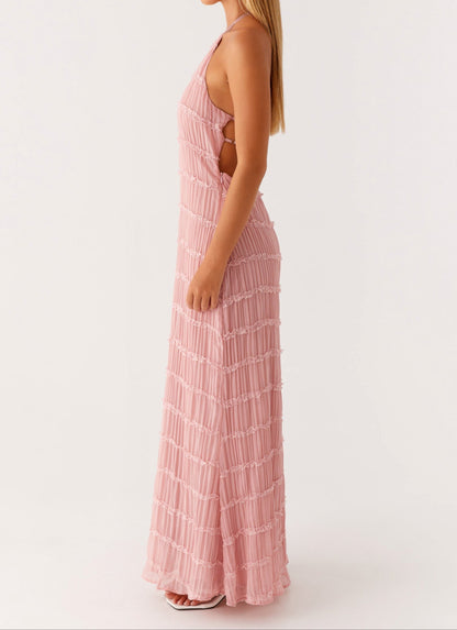 Charmaine | Women's Elegant Halter Maxi Dress – Maxi, Elegant