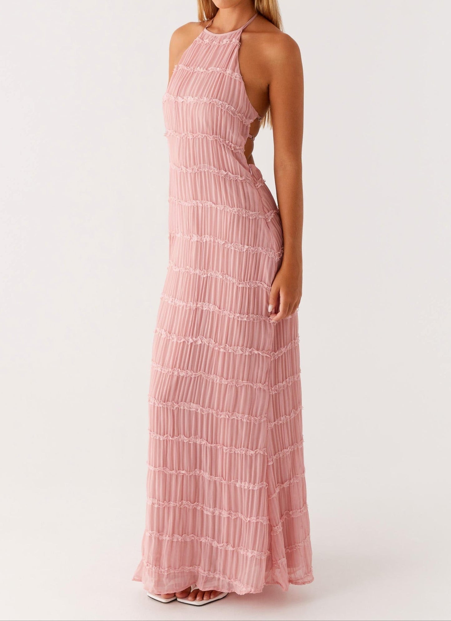 Charmaine | Women's Elegant Halter Maxi Dress – Maxi, Elegant