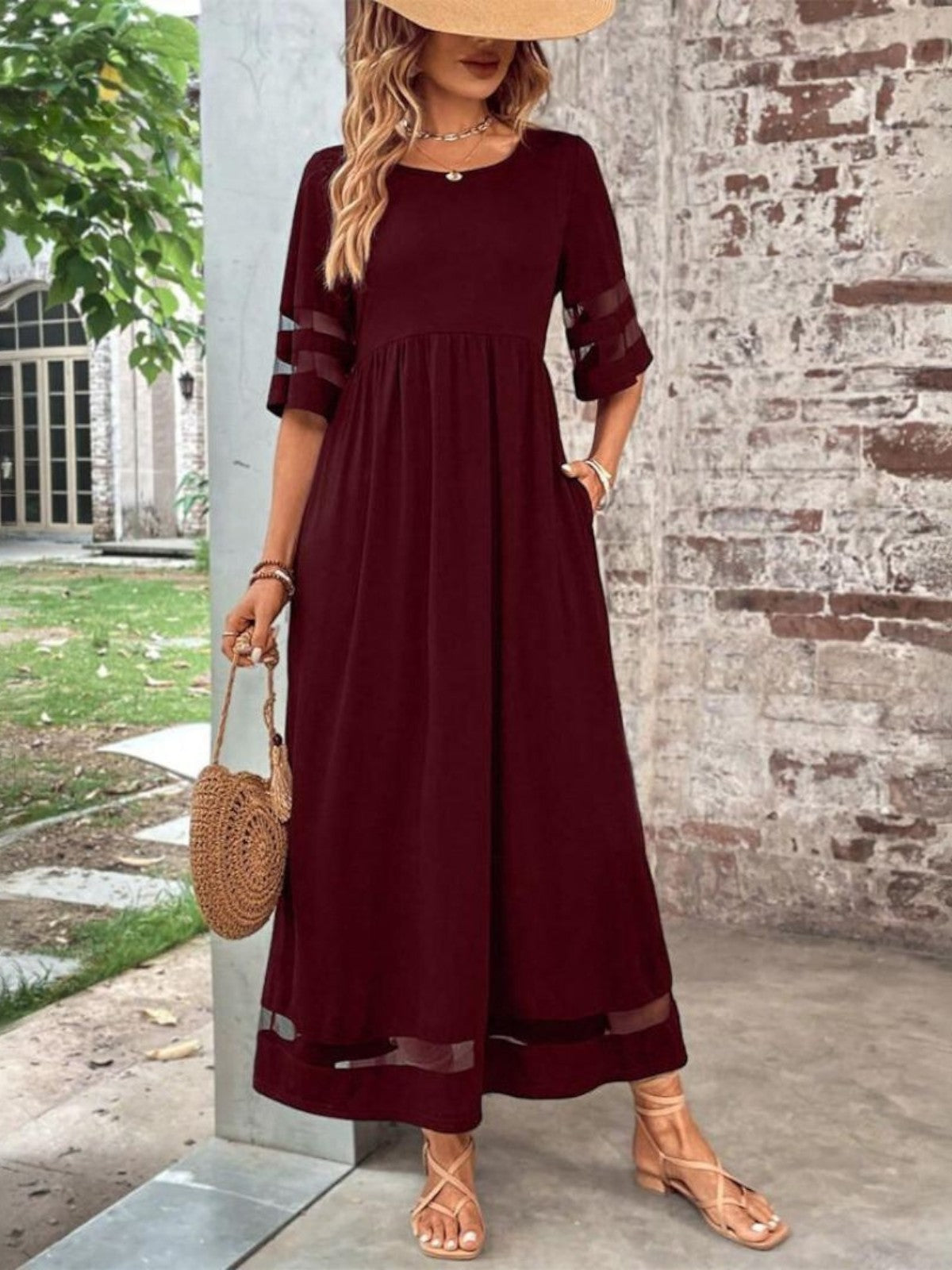 Noira | Women's Chic Tummy Flattering Coverage Dress