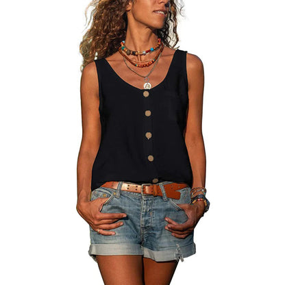 Victoria | Women's Casual Sleeveless Top with Loose Fit – Sleeveless, Casual