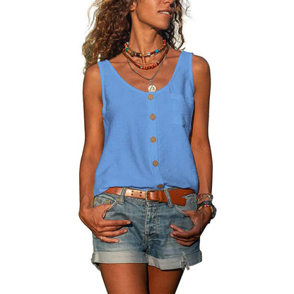 Victoria | Women's Casual Sleeveless Top with Loose Fit – Sleeveless, Casual