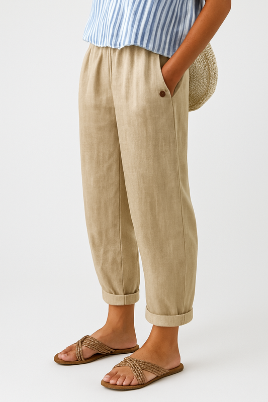 Garlie | Women's Stylish Pants With Side Pockets – Comfortable Fit