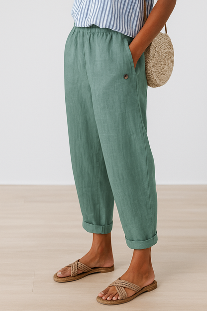 Garlie | Women's Stylish Pants With Side Pockets – Comfortable Fit