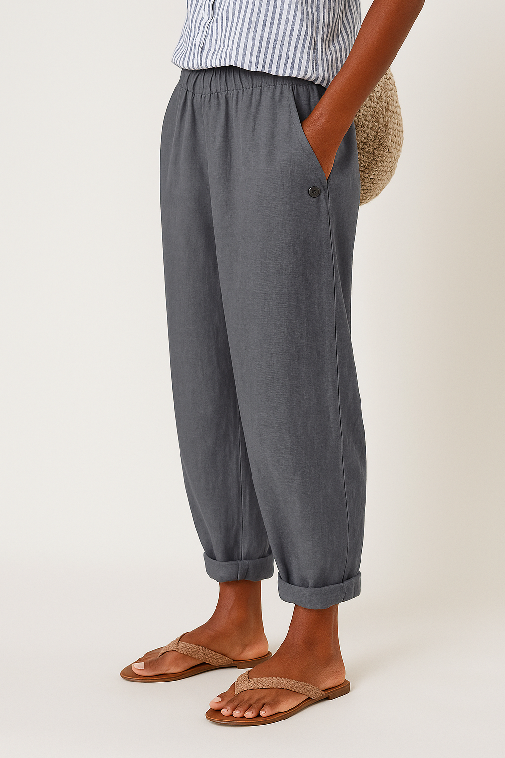 Garlie | Women's Stylish Pants With Side Pockets – Comfortable Fit