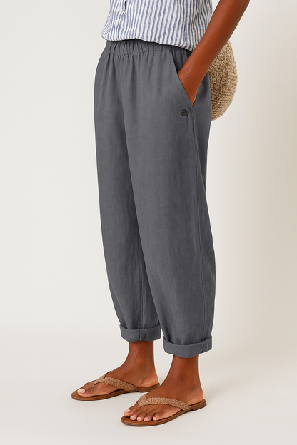 Garlie | Women's Stylish Pants With Side Pockets – Comfortable Fit