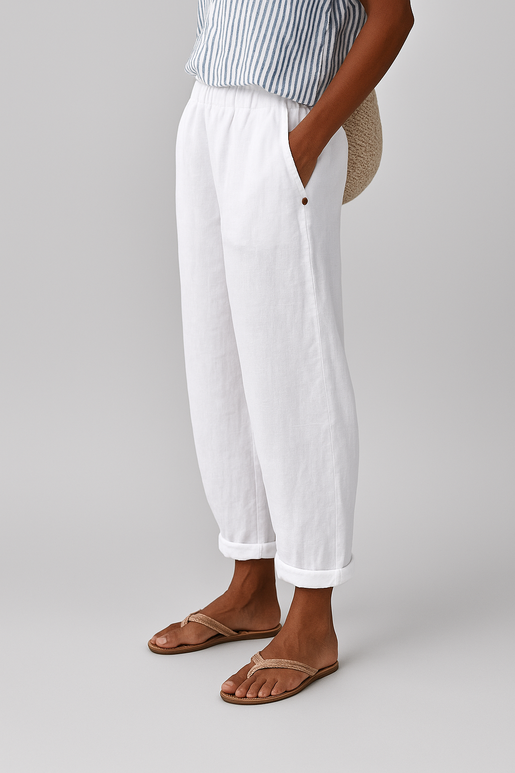 Garlie | Women's Stylish Pants With Side Pockets – Comfortable Fit