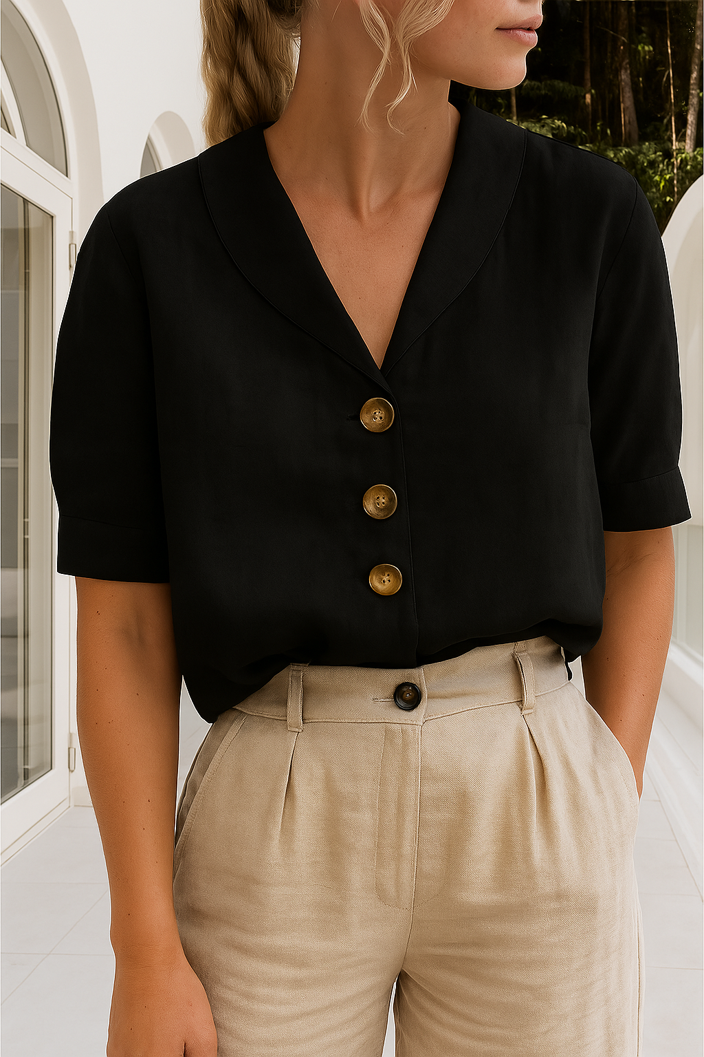 Roxy | Women's Elegant Blouse – Elegant, Casual