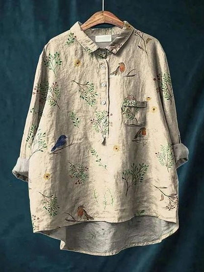 Alexa | Women's Floral Blouse – Floral Print, Casual