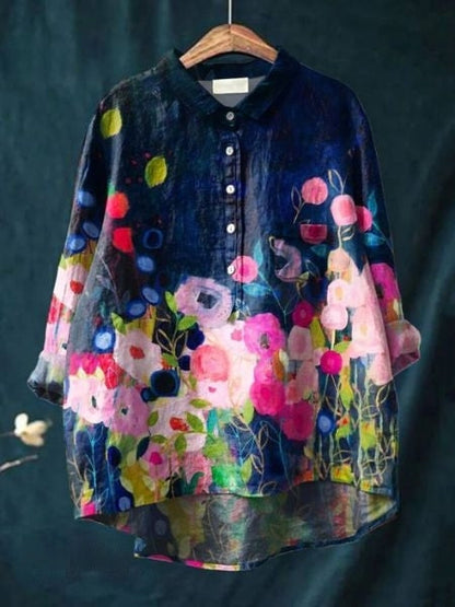 Alexa | Women's Floral Blouse – Floral Print, Casual