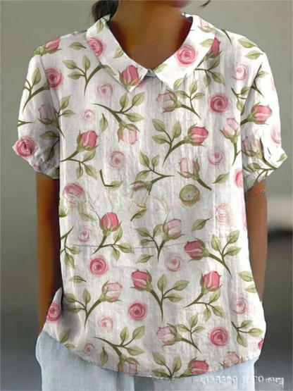 Dally | Women's Floral Shirt – Floral Print, Classic