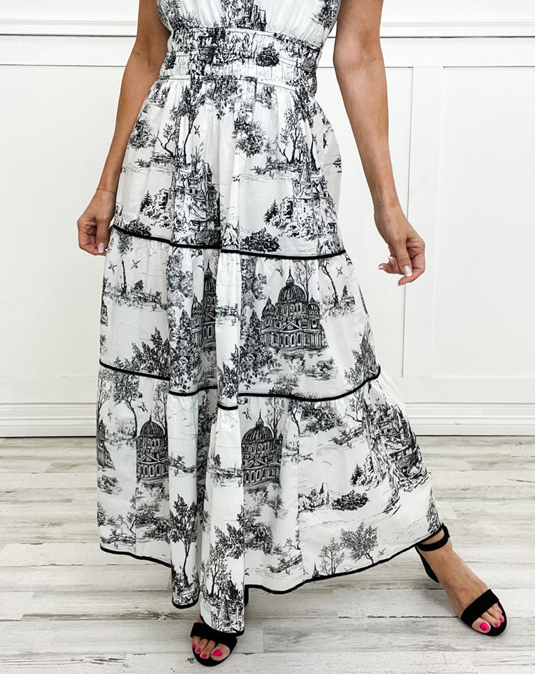 Valerie | Women's Classic Toile Maxi – Maxi