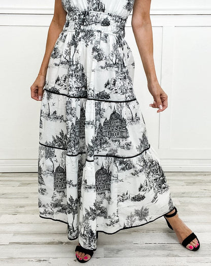 Valerie | Women's Classic Toile Maxi – Maxi