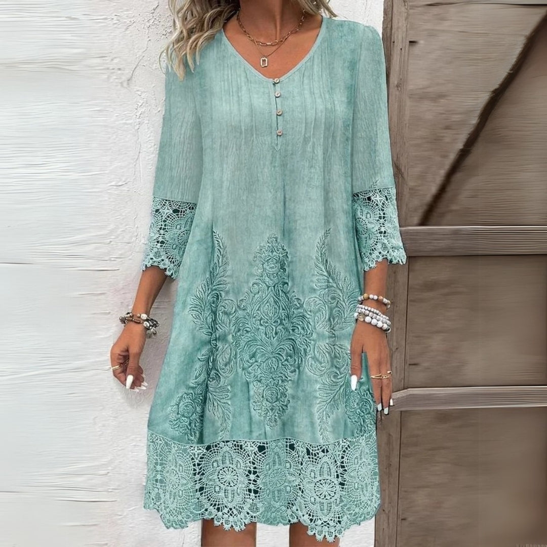 Georgia | Women's Floral Midi Dress – Midi, Floral Print
