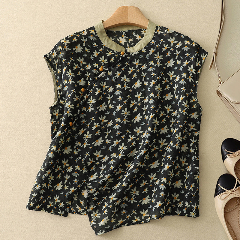 Zara | Women's Vintage Sleeveless Top – Sleeveless