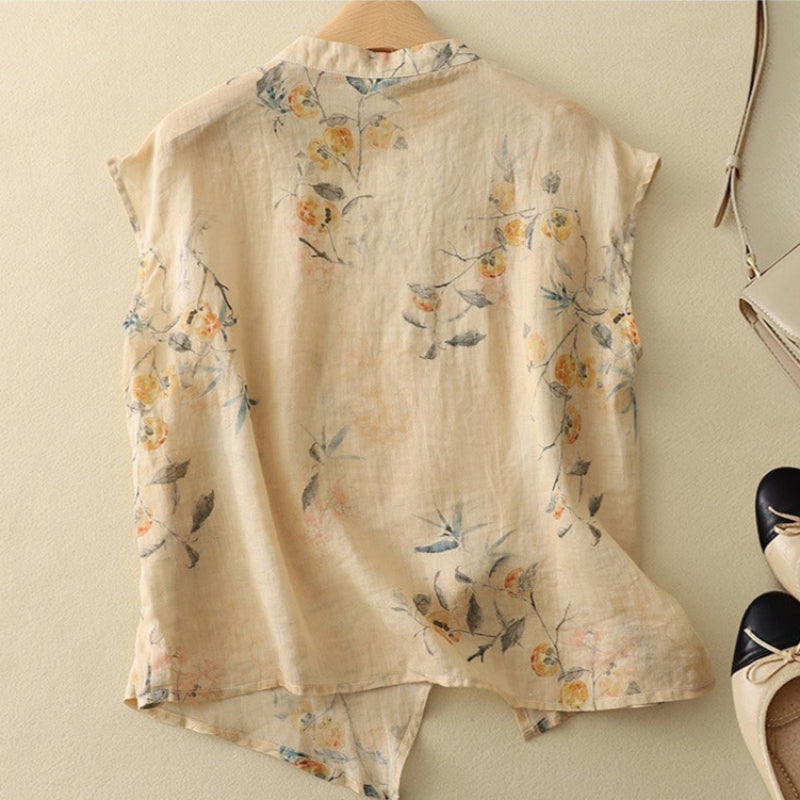 Zara | Women's Vintage Sleeveless Top – Sleeveless