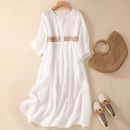 Freya | Women's Pattern Midi Dress – Midi