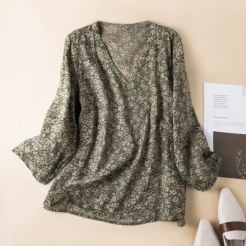 Bonnie | Women's Button Front Relaxed Shirt – Classic