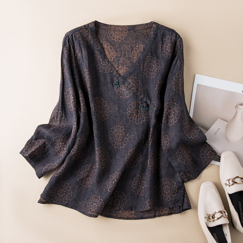 Bonnie | Women's Button Front Relaxed Shirt – Classic