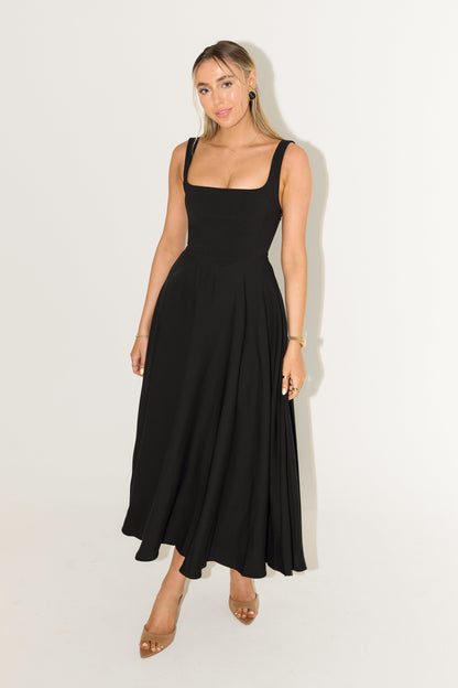 Joann | Women's Timeless Flowy Midi Dress – Midi, Flowy