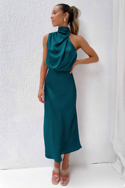 Amanda | Women's Elegant Halter Evening Dress – Elegant