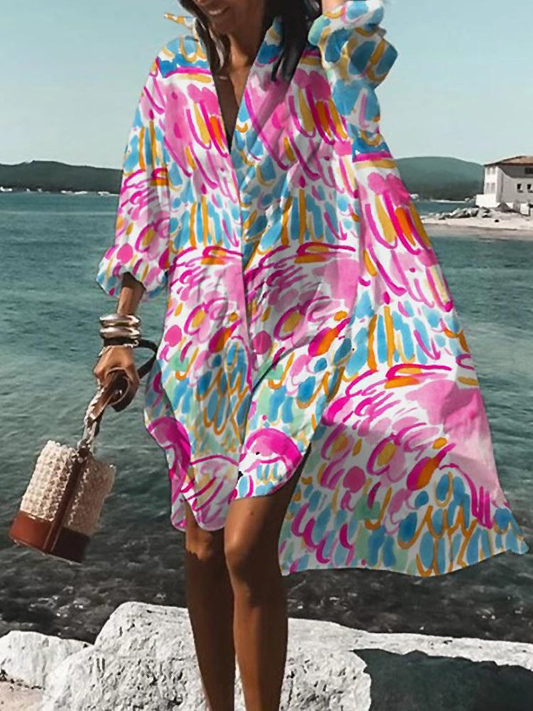 Wren | Women's Summer Midi Shirt Dress