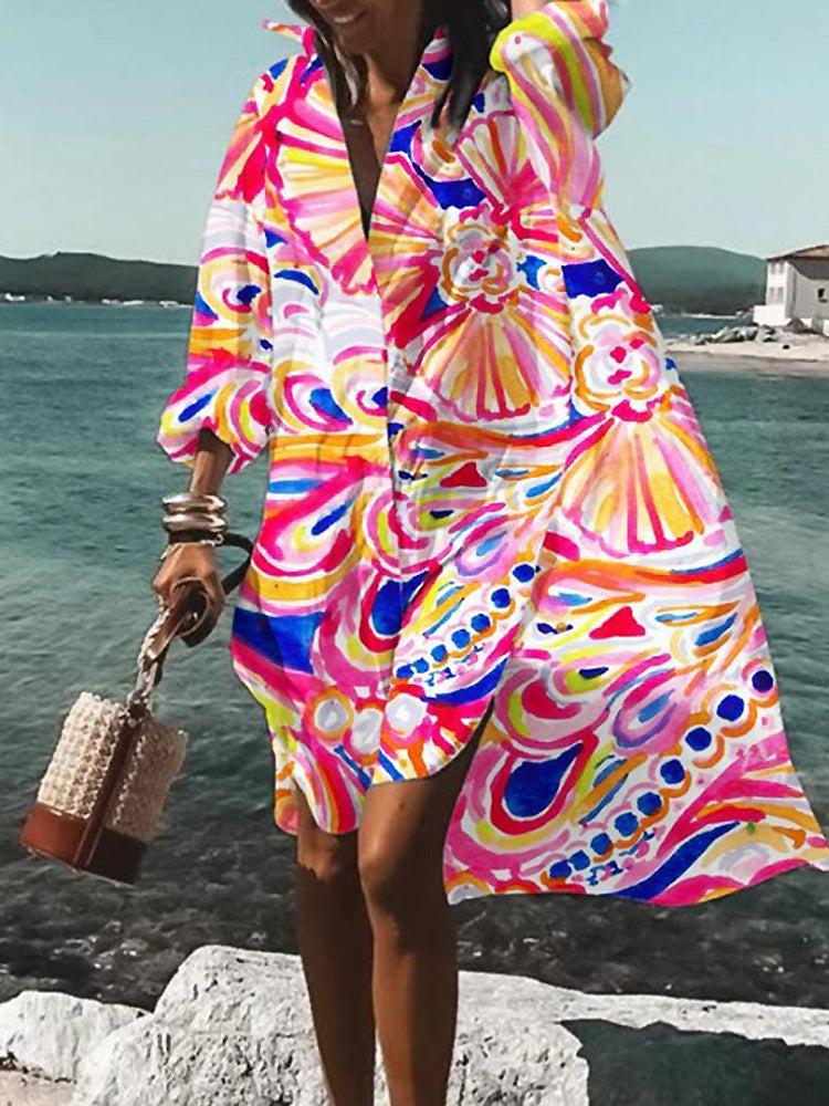 Wren | Women's Summer Midi Shirt Dress