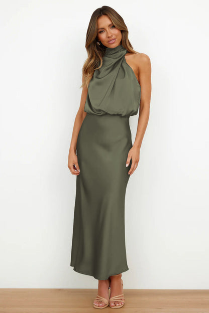 Amanda | Women's Elegant Halter Evening Dress – Elegant