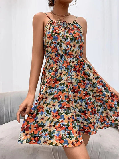 Reese | Women's Effortless Floral Summer Dress – Floral Print, Summer