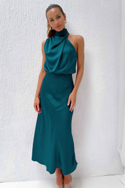 Amanda | Women's Elegant Halter Evening Dress – Elegant