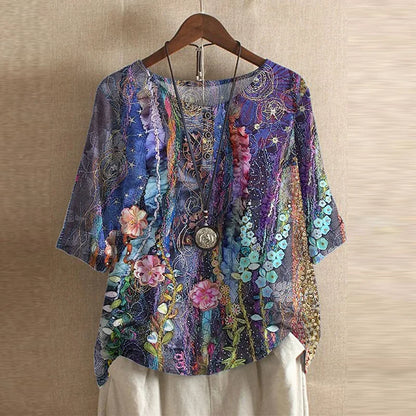 Laura | Women's Retro-Inspired Blouse – Retro, Casual