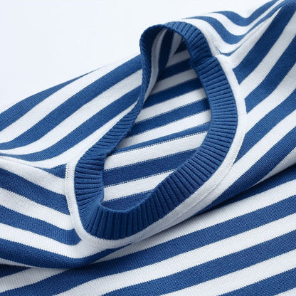 Sophie | Women's Elegant Striped Summer T-Shirt – Striped, Elegant