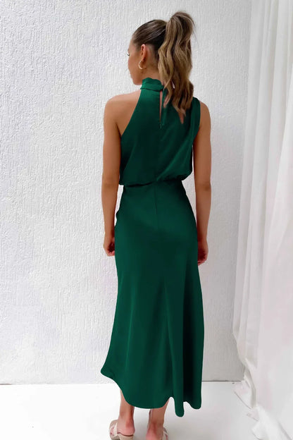 Amanda | Women's Elegant Halter Evening Dress – Elegant