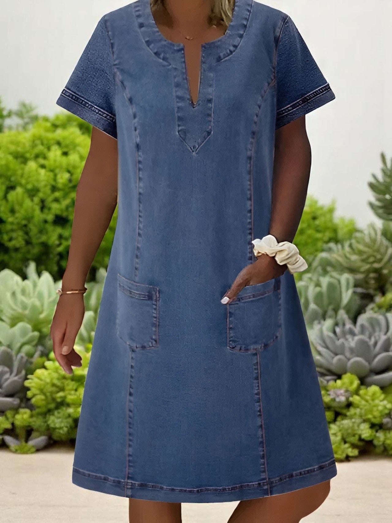 Anastasia | Women's Soft Denim Dress – Denim
