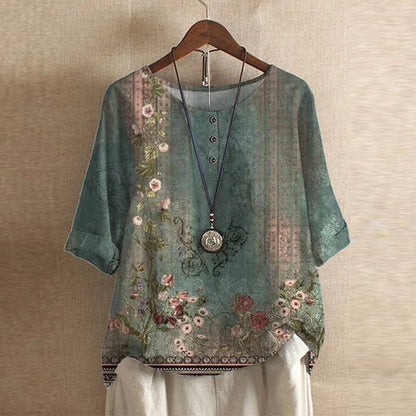 Laura | Women's Retro-Inspired Blouse – Retro, Casual