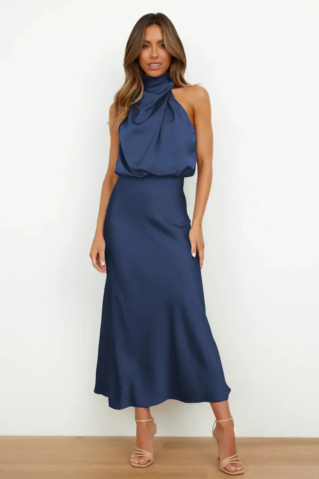 Amanda | Women's Elegant Halter Evening Dress – Elegant