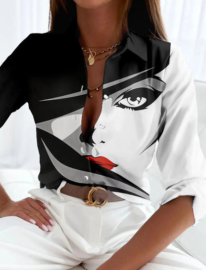 Rica | Women's Contemporary Printed Blouse – Casual