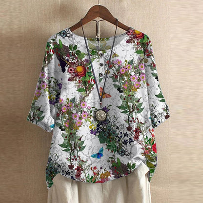 Laura | Women's Retro-Inspired Blouse – Retro, Casual
