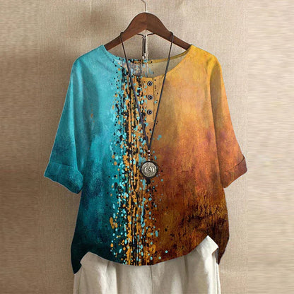 Laura | Women's Retro-Inspired Blouse – Retro, Casual