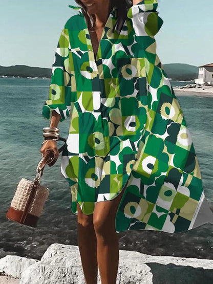 Wren | Women's Summer Midi Shirt Dress